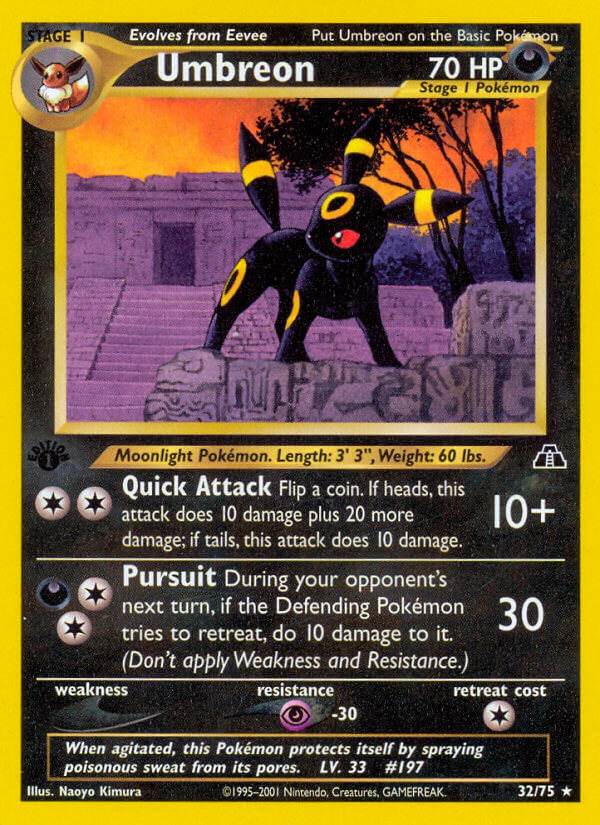 Umbreon 32/75 Non-Holo Rare - MissingNo.