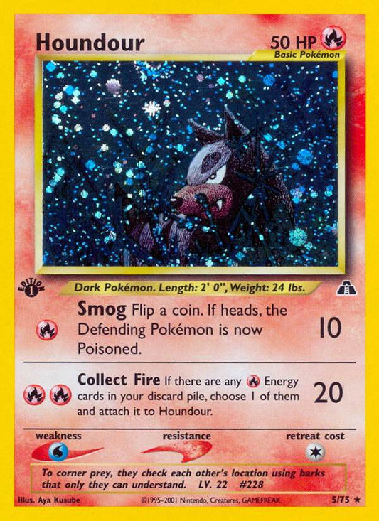 Houndour 5/75 Holo Rare - MissingNo.