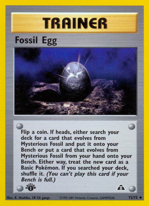 Fossil Egg 72/75 Uncommon - MissingNo.