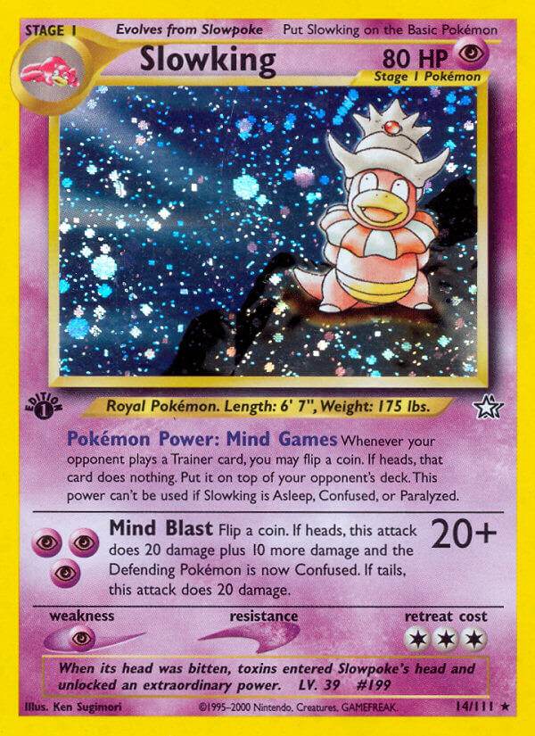 Slowking 14/111 Holo Rare - MissingNo.