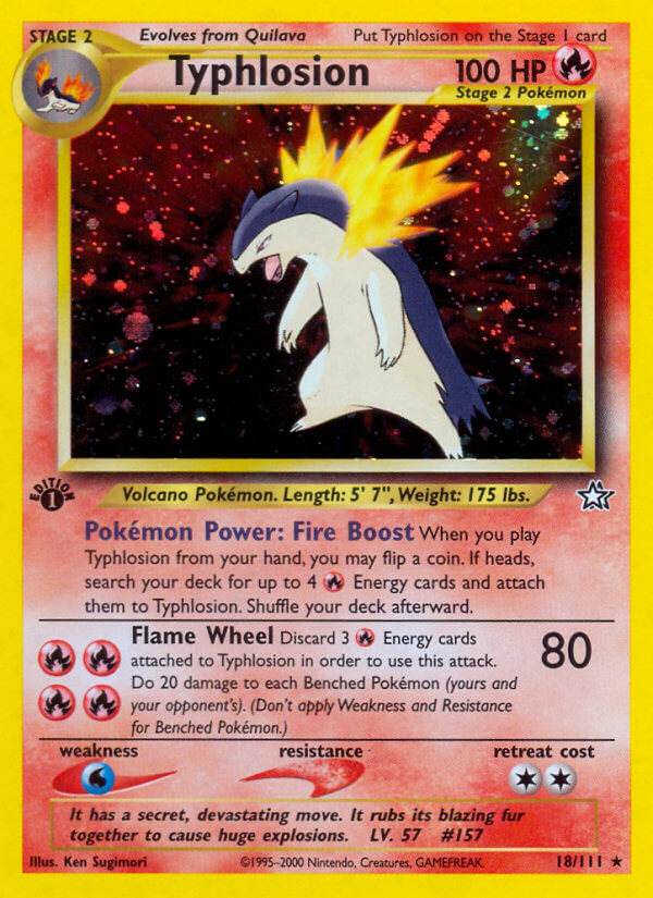Typhlosion 18/111 Holo Rare - MissingNo.