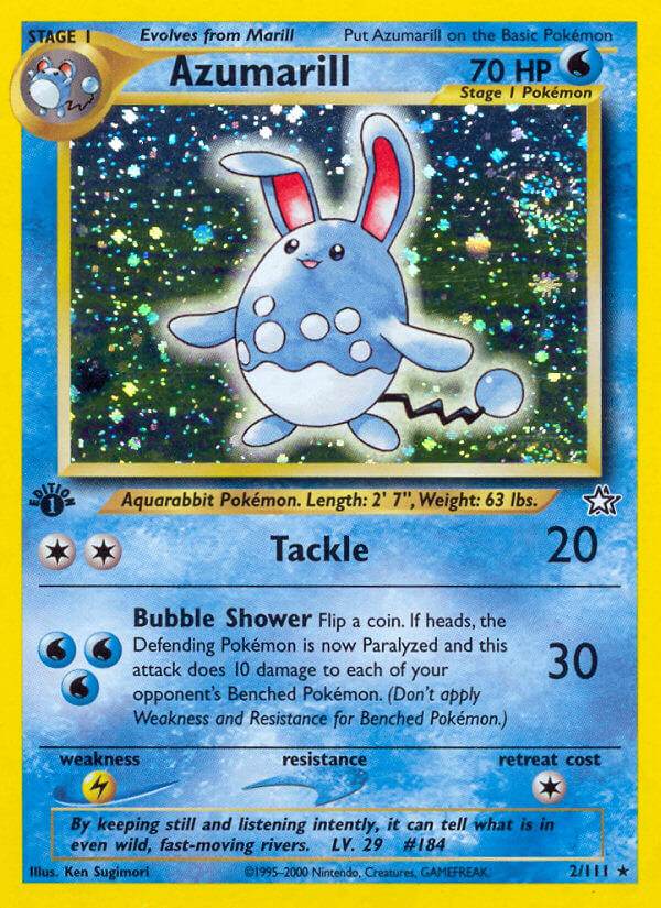 Azumarill 2/111 Holo Rare - MissingNo.