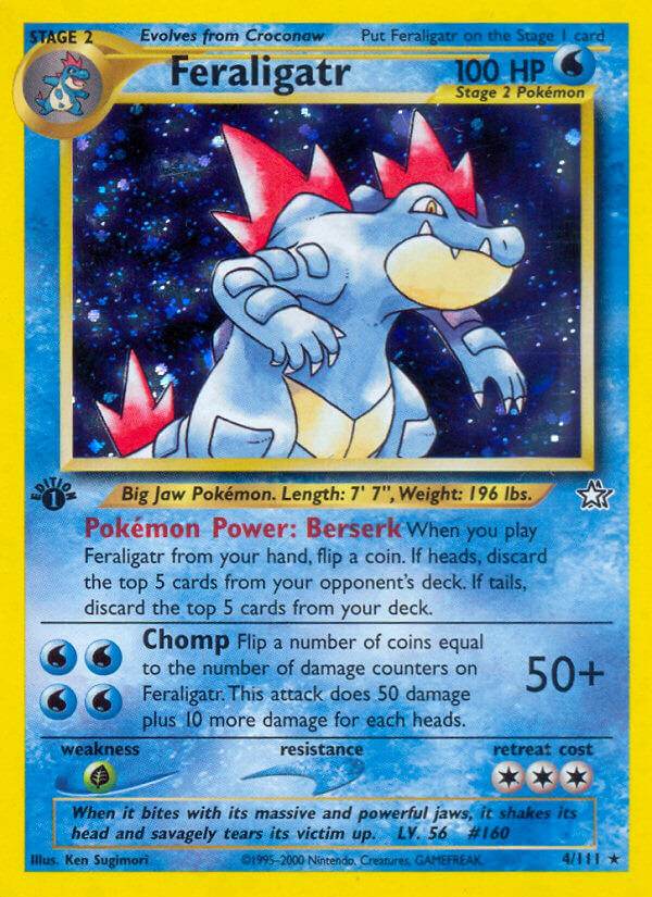 Feraligatr 4/111 Holo Rare - MissingNo.