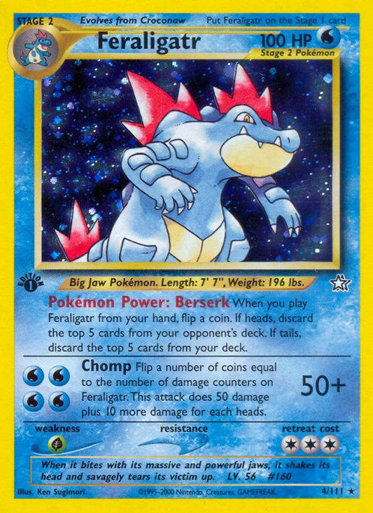 Feraligatr 4/111 Holo Rare - MissingNo.