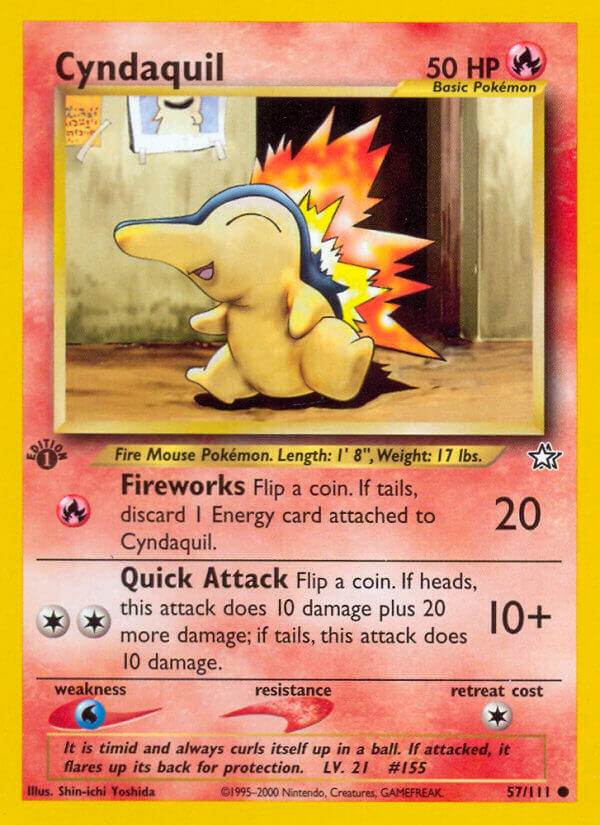 Cyndaquil 57/111 Common - MissingNo.