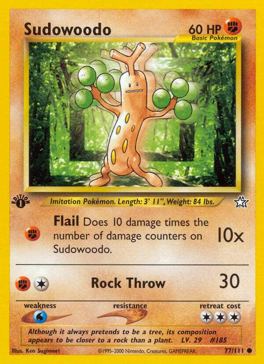 Sudowoodo 77/111 Common - MissingNo.