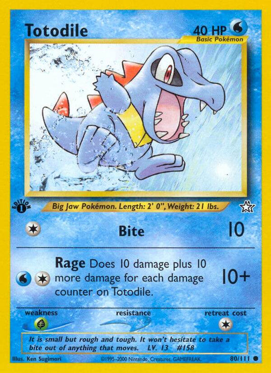 Totodile 80/111 Common - MissingNo.