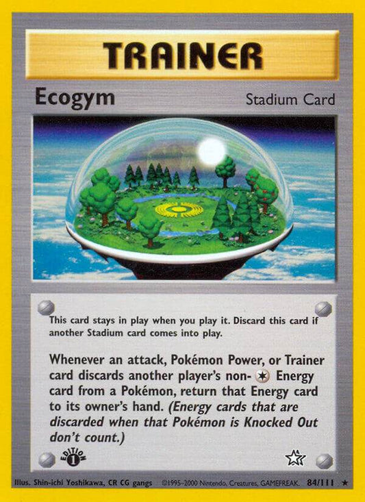 Ecogym 84/111 Non-Holo Rare - MissingNo.