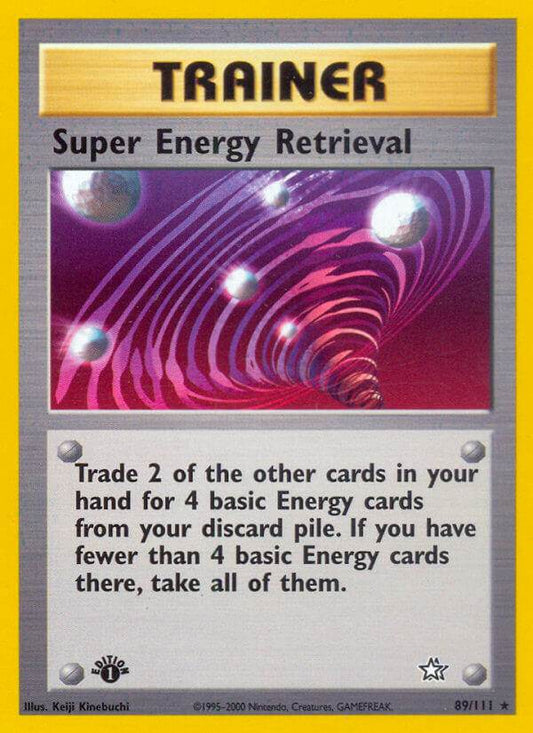 Super Energy Retrieval 89/111 Non-Holo Rare - MissingNo.