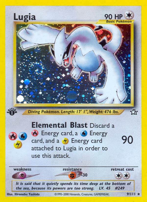 Lugia 9/111 Holo Rare - MissingNo.