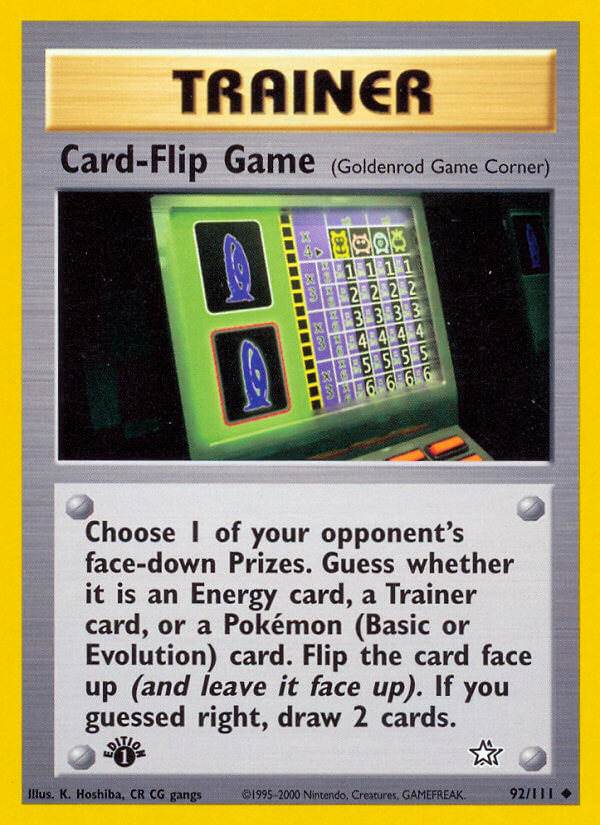 Card-Flip Game 92/111 Uncommon - MissingNo.