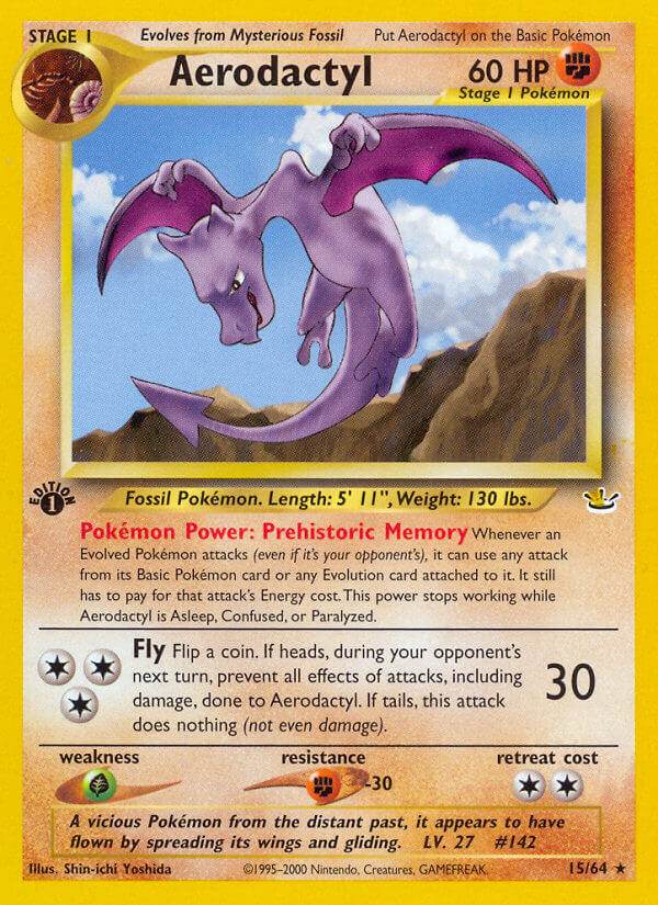 Aerodactyl 15/64 Non-Holo Rare - MissingNo.