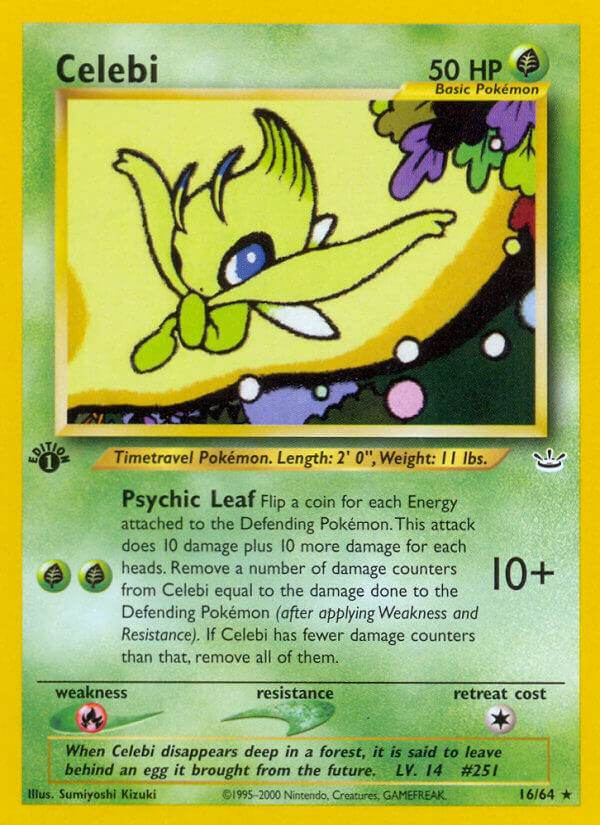 Celebi 16/64 Non-Holo Rare - MissingNo.