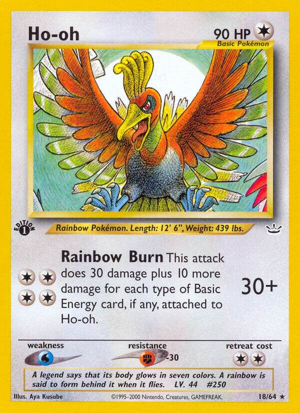Ho-Oh 18/64 Non-Holo Rare - MissingNo.