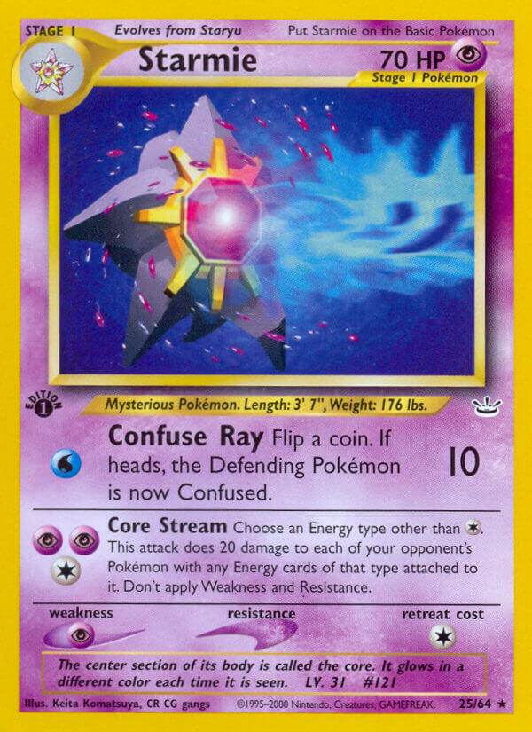Starmie 25/64 Non-Holo Rare - MissingNo.