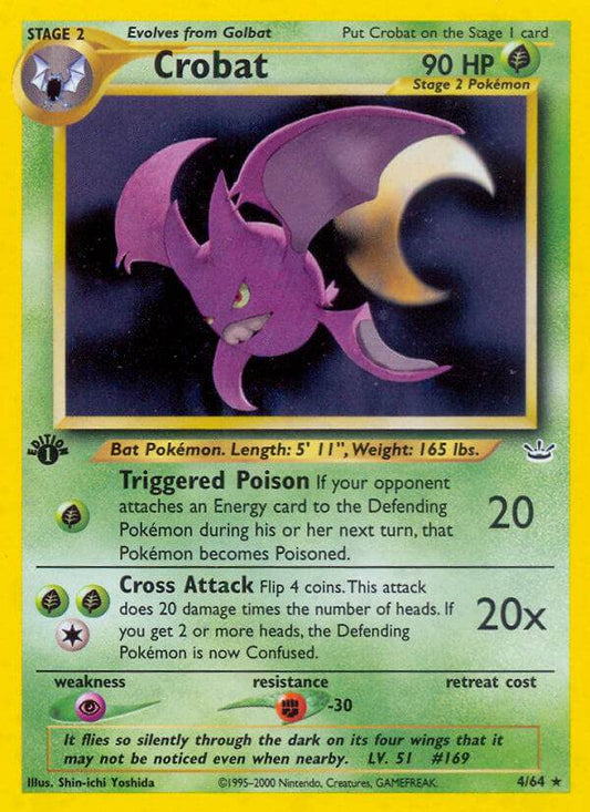 Crobat 4/64 Holo Rare - MissingNo.