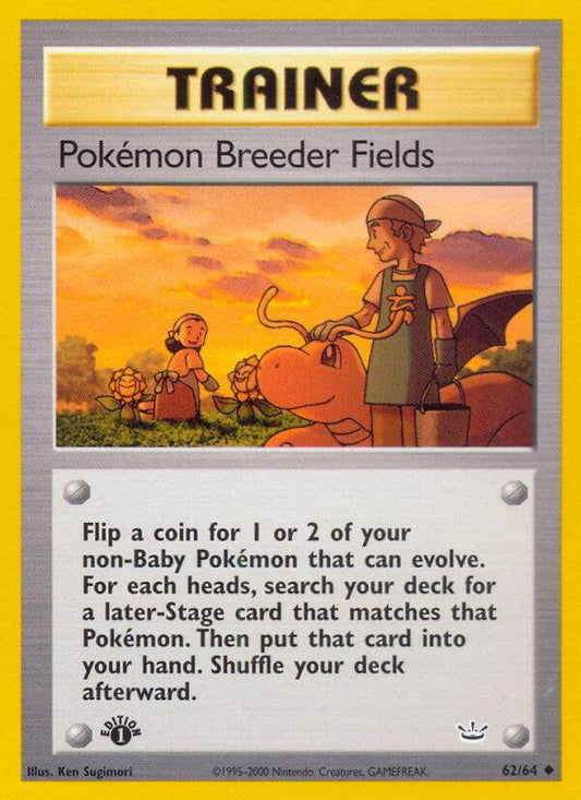 Pokémon Breeder Fields 62/64 Uncommon - MissingNo.
