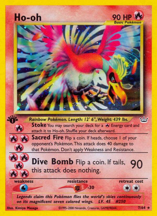 Ho-Oh 7/64 Holo Rare - MissingNo.
