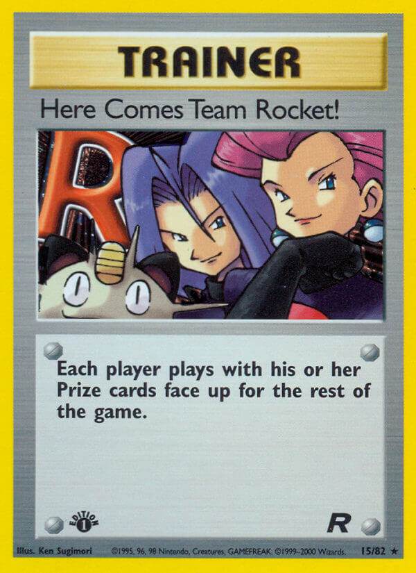 Here Comes Team Rocket! 15/82 Holo Rare - MissingNo.