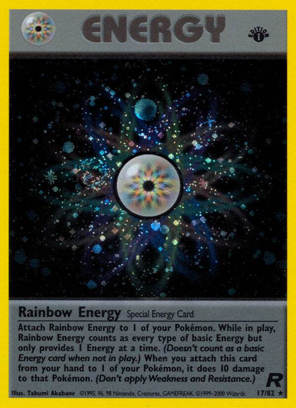 Rainbow Energy 17/82 Holo Rare - MissingNo.