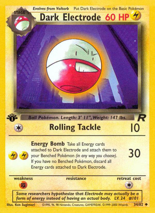 Dark Electrode 34/82 Uncommon - MissingNo.