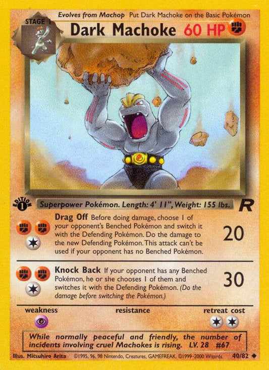 Dark Machoke 40/82 Uncommon - MissingNo.
