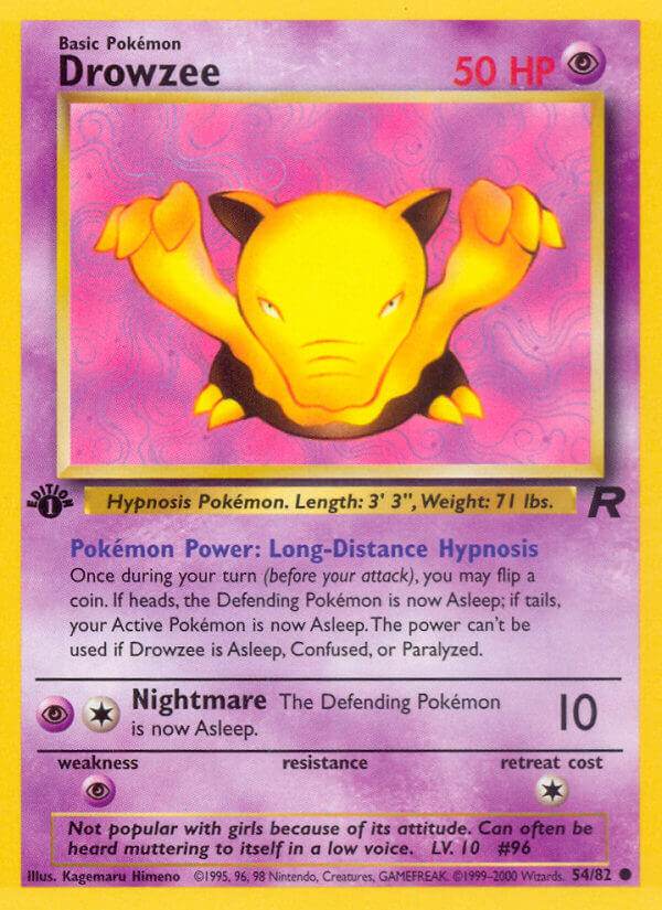 Drowzee 54/82 Common - MissingNo.