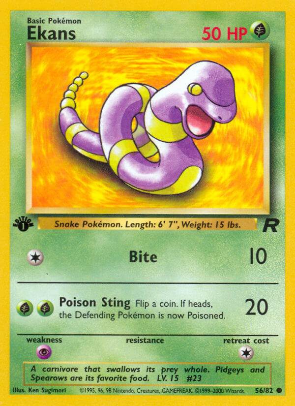 Ekans 56/82 Common - MissingNo.