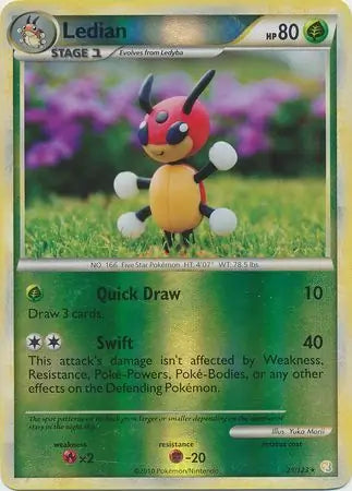 Ledian 25/123 Reverse Rare - MissingNo.