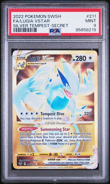 Lugia Vstar 211 PSA 9 - MissingNo.