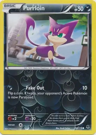 Purrloin 56/119 Reverse Common - MissingNo.