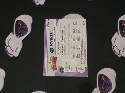 Scyther #21/40 - 2000 Danone Pokémon Stadium Tip NM - MissingNo.