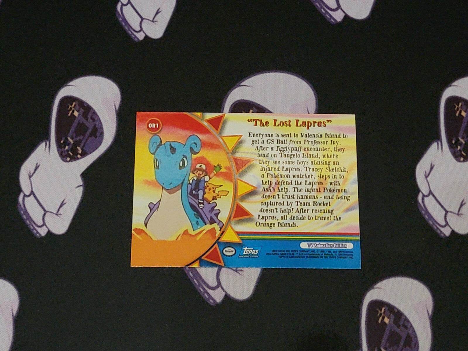 The Lost Lapras #OR1 Pokemon 2000 Topps TV Episode NM - MissingNo.