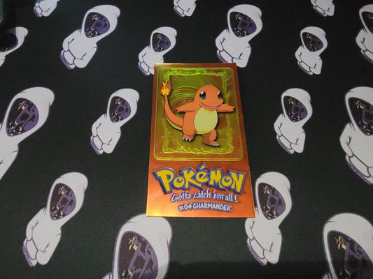 Charmander Pokemon Topps  #4 Of 5 Jumbo Foil Card 1999 NM - MissingNo.