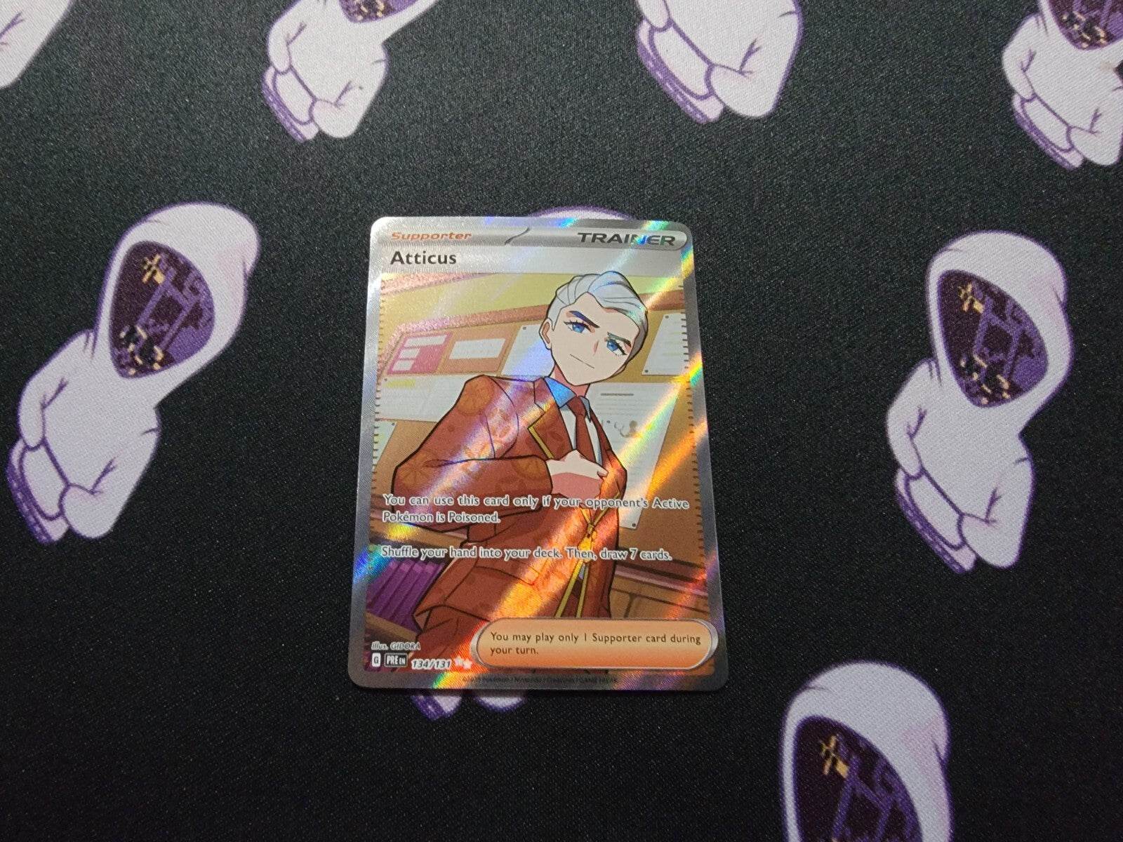 Atticus 134/131 - Ultra Rare - Prismatic Evolutions - Pokemon TCG - NM - MissingNo.
