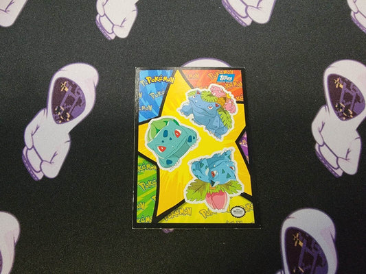 1999 Topps Pokemon Movie Sticker  Bulbasaur Ivysaur Venusaur Puzzle Card LP - MissingNo.