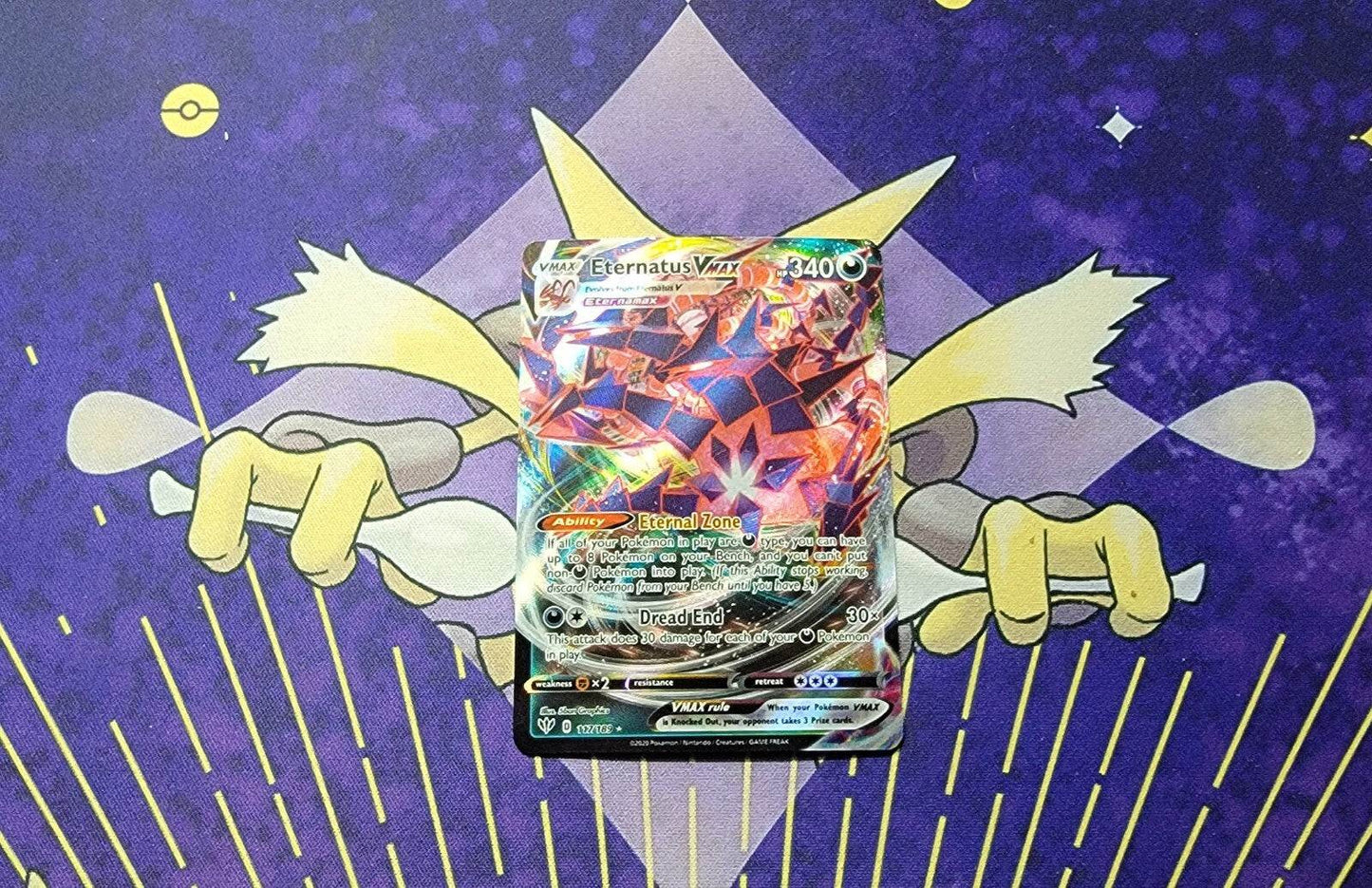 Eternatus VMAX - 117/189 - Ultra Rare Darkness Ablaze - Pokemon Card - NM - MissingNo.