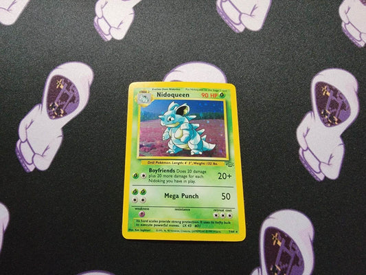 Nidoqueen Pokemon TCG WOTC 1999 Jungle Set 7/64 Holo Rare Card - VLP/NM - MissingNo.
