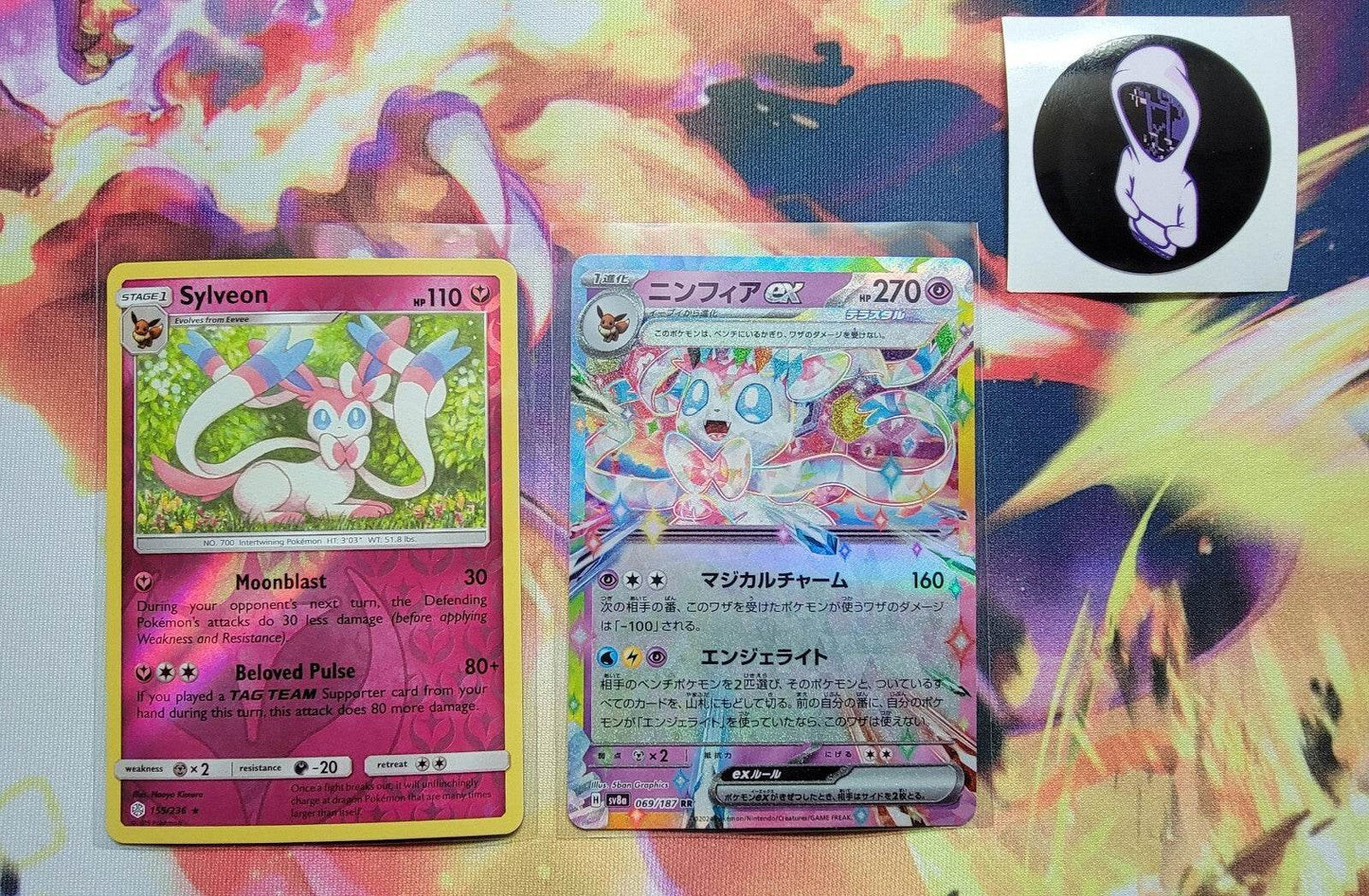Pokemon Card Sylveon Lot 2 Cards NM - MissingNo.