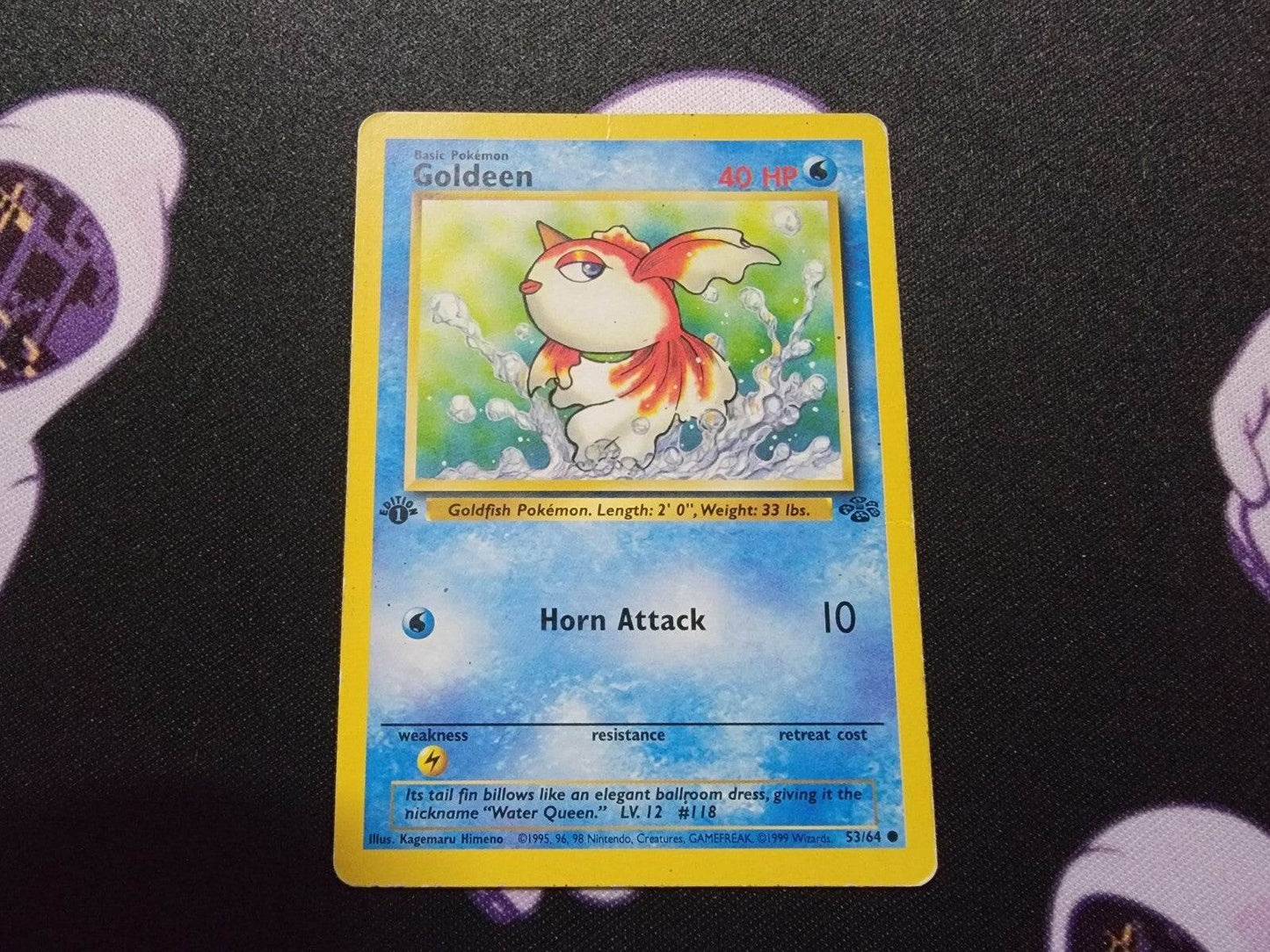 Goldeen 53/64 Pokemon Jungle 1st Edition  1999 - LP/MP - MissingNo.