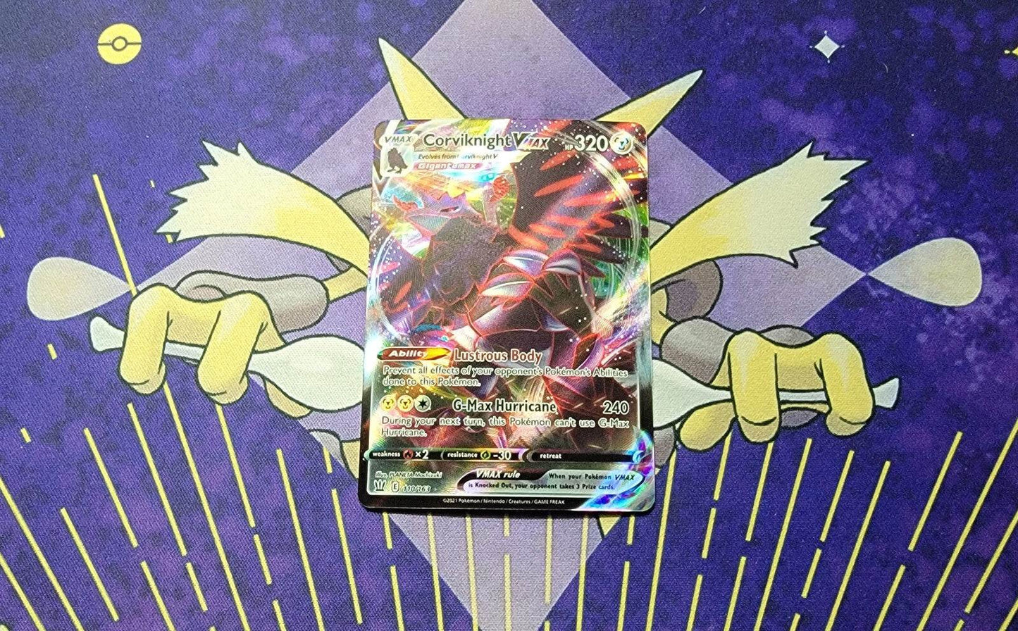 Corviknight VMAX 110/163 SWSH Battle Styles Full Art Ultra Rare Holo Pokémon NM - MissingNo.