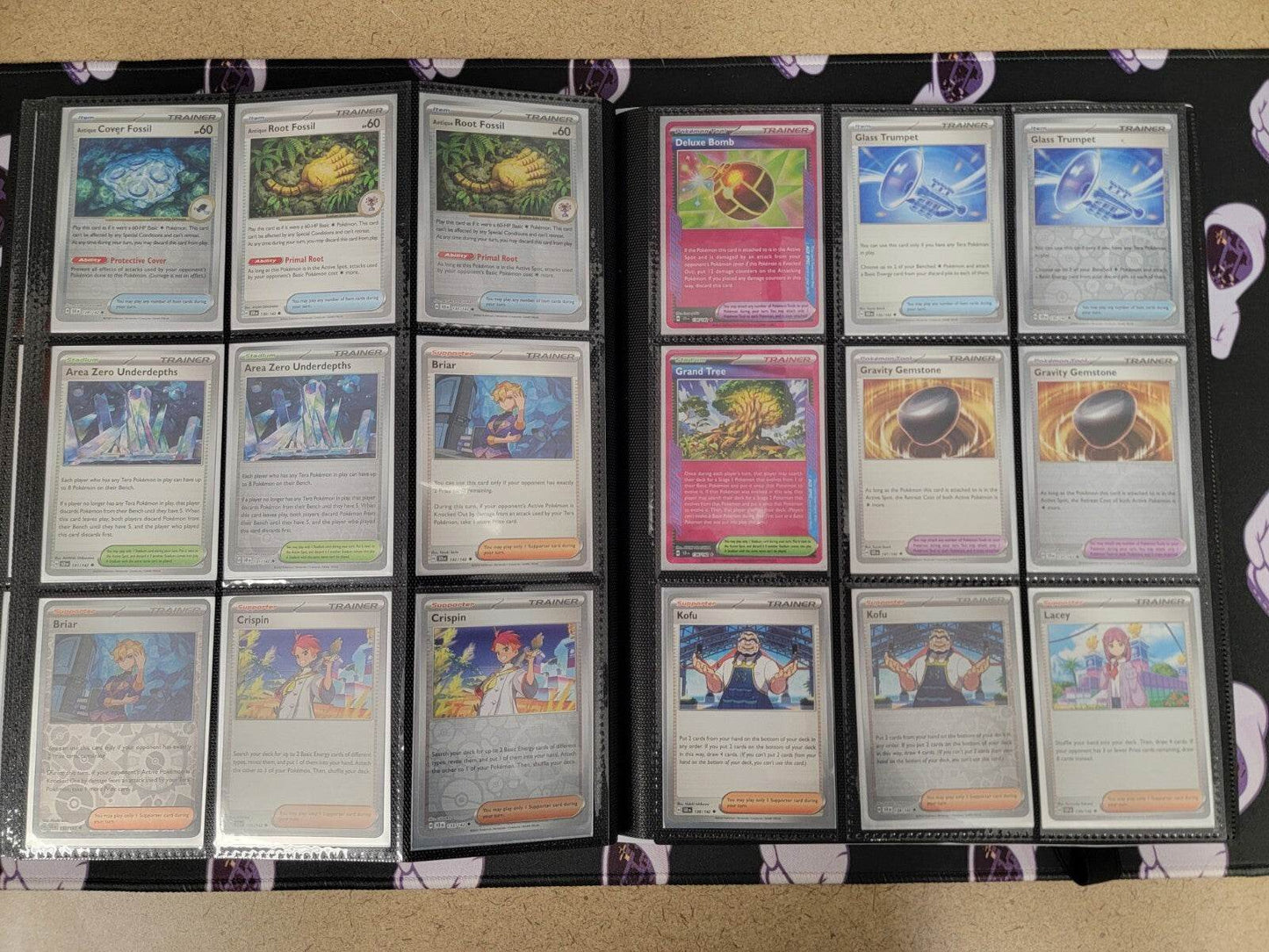 Pokemon Stellar Crown Master Set 100 % Binder Included *  Read Description - MissingNo.