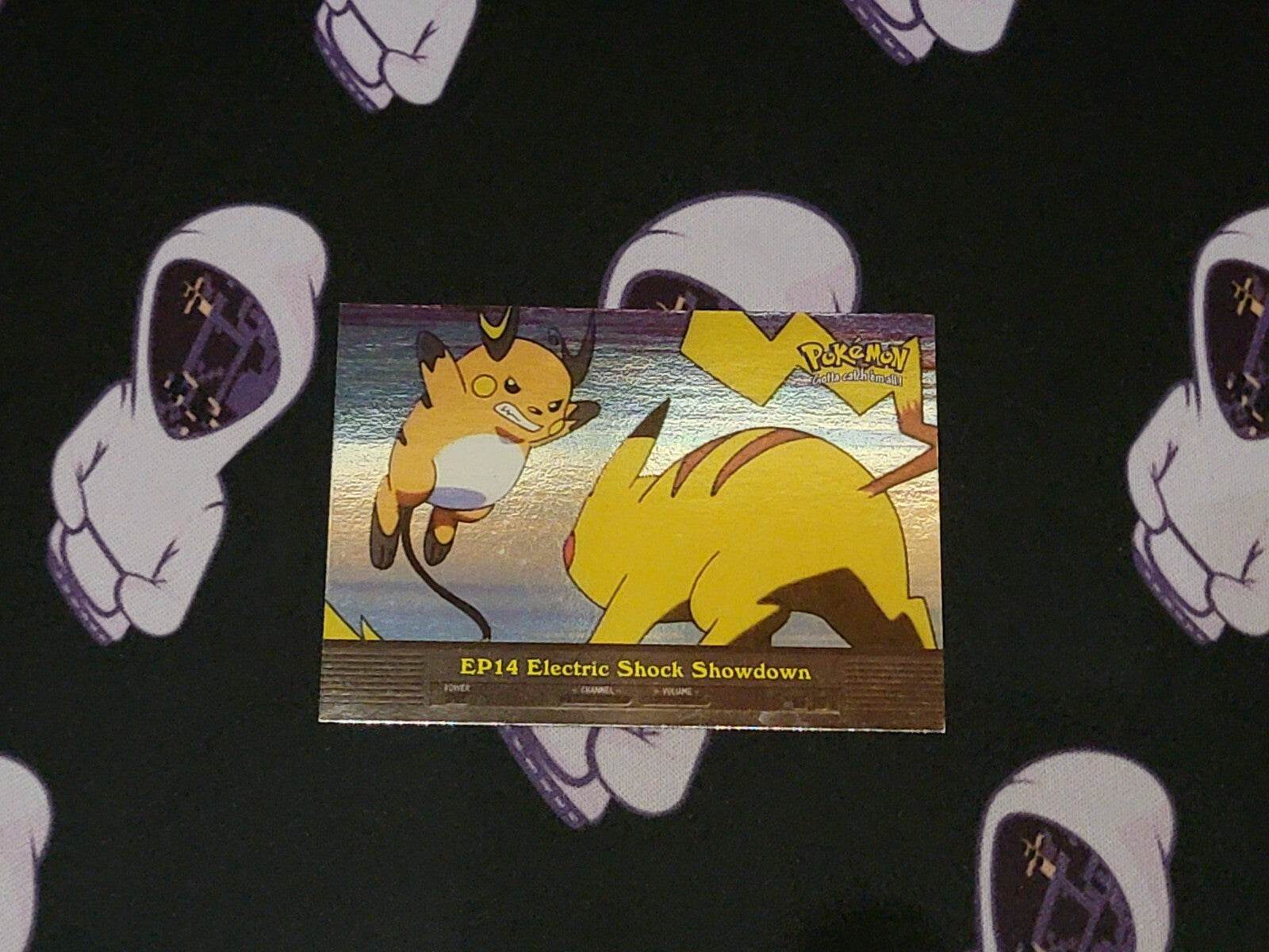 EP14 Electric Shock Showdown - HOLO Topps Blue Logo TV Series Pokemon Card NM - MissingNo.