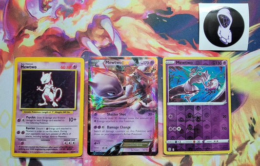 Mewtwo Lot 3 Cards - MissingNo.