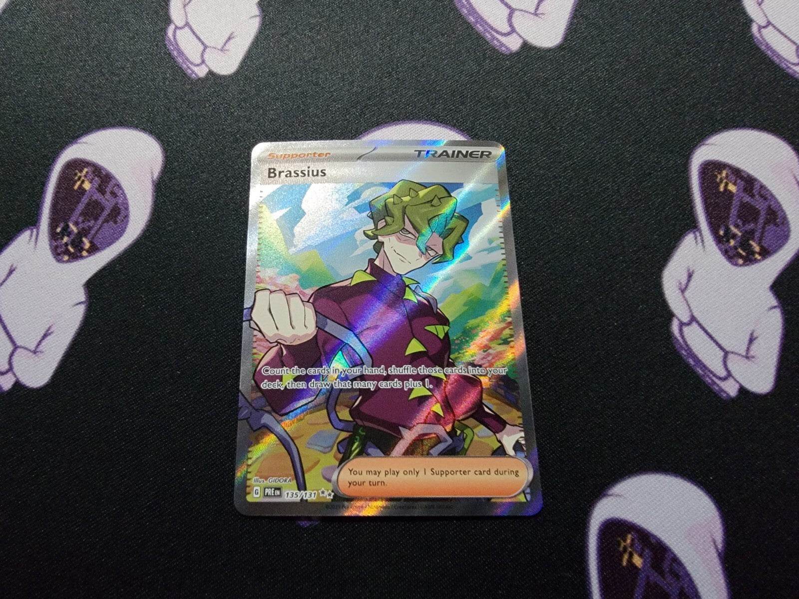 Brassius - 135/131 - Ultra Rare NM, English Pokemon Prismatic Evolutions - MissingNo.