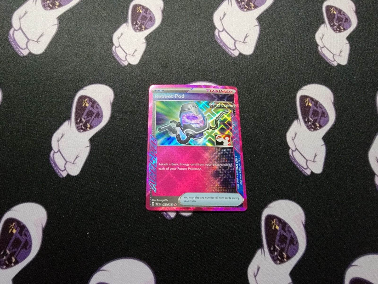 Pokemon Reboot Pod 158/162 TEF Prize Pack 5 Stamped Holo - NM - MissingNo.