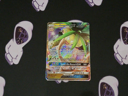 Alolan Exeggutor GX 74/111 Crimson Invasion Ultra Rare Holo Pokemon NM - MissingNo.