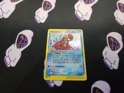 Crawdaunt 2003 Pokemon TCG Card, EX Dragon, #3/97 , Reverse Holo Rare MP - MissingNo.