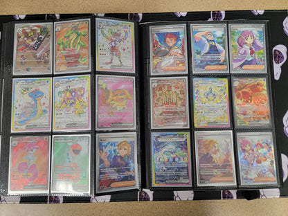 Pokemon Stellar Crown Master Set 100 % Binder Included *  Read Description - MissingNo.