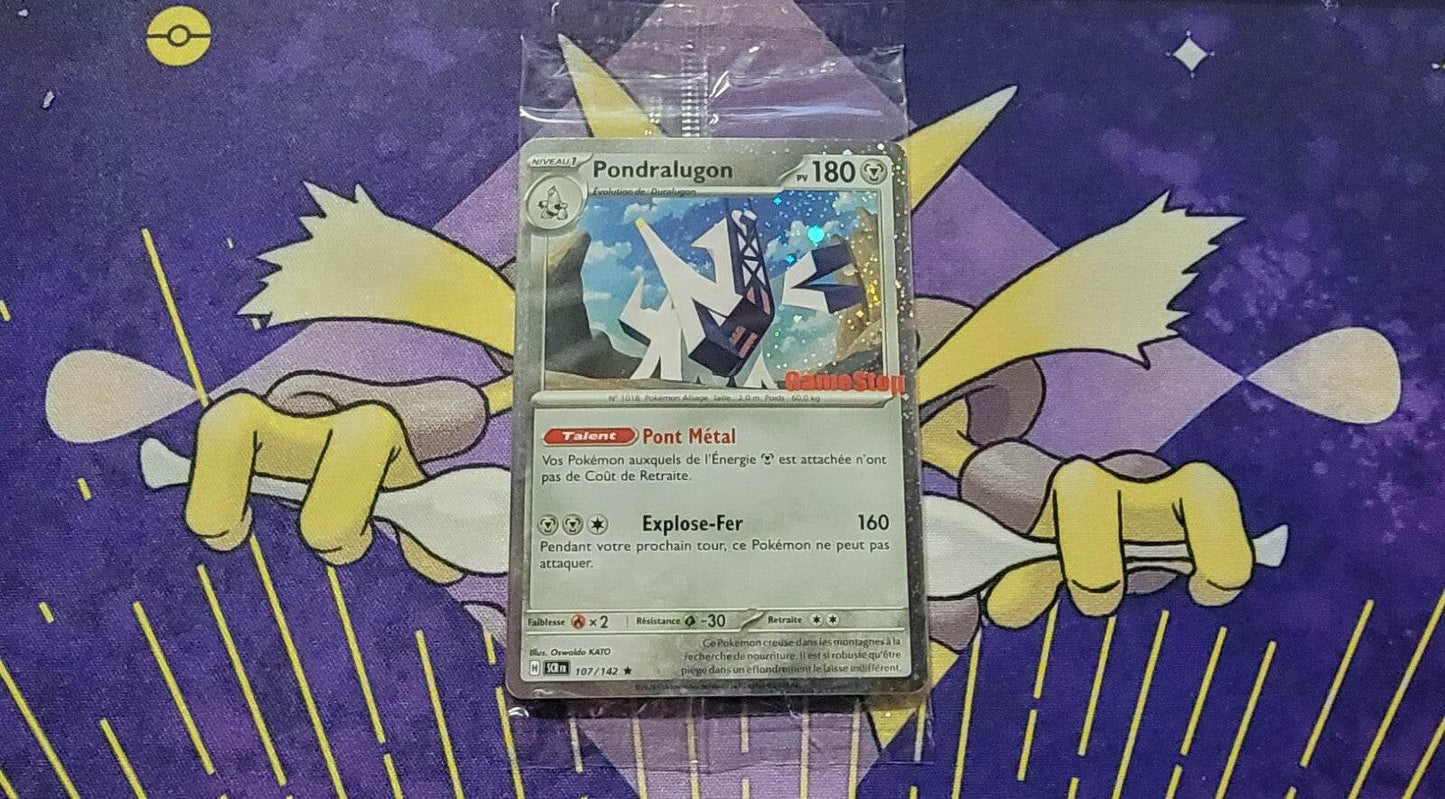 VHTF French Archaludon ( 107/142 ) Stellar Crown GameStop Exclusive Promo Holo - MissingNo.